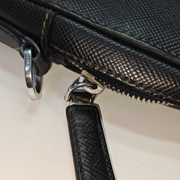 Calfskin Shoulder Bag Black