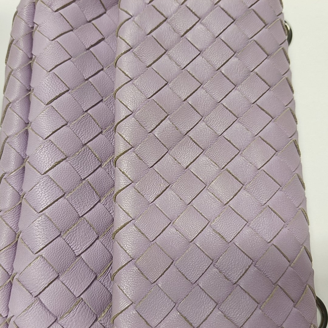 Lambskin Shoulder Bag Purple