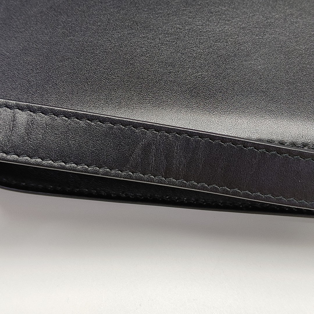 Calfskin Shoulder Bag Black