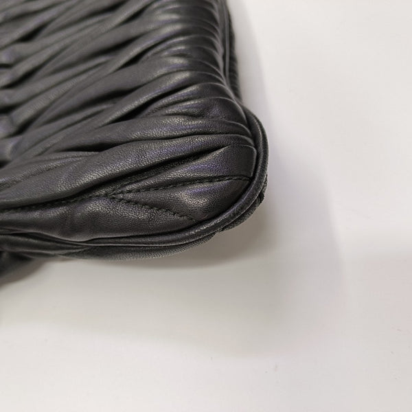 Lambskin Clutch Black