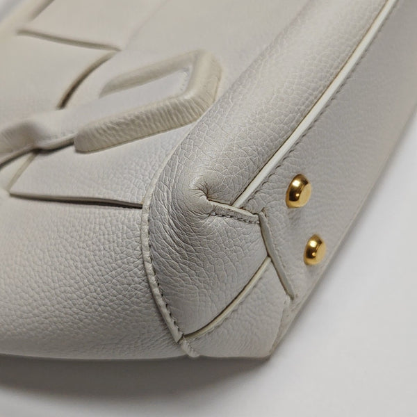 Arco Small Calfskin White
