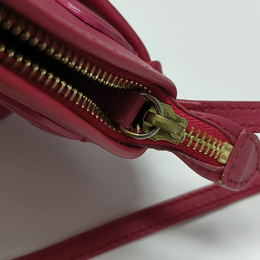 Coated Canvas Crossbody Bag Beige