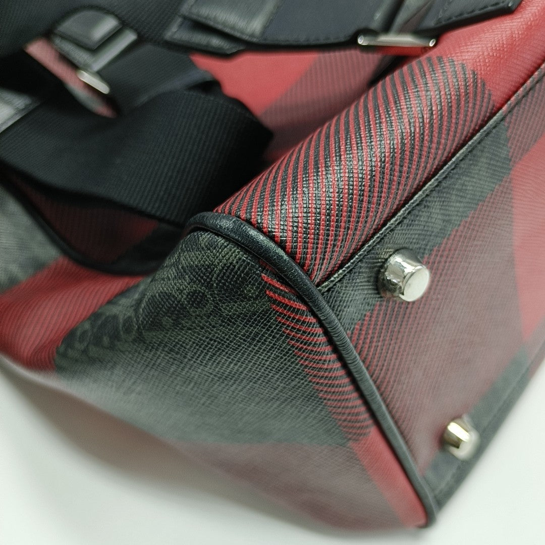 Coated Canvas Belt Bag Multicolor