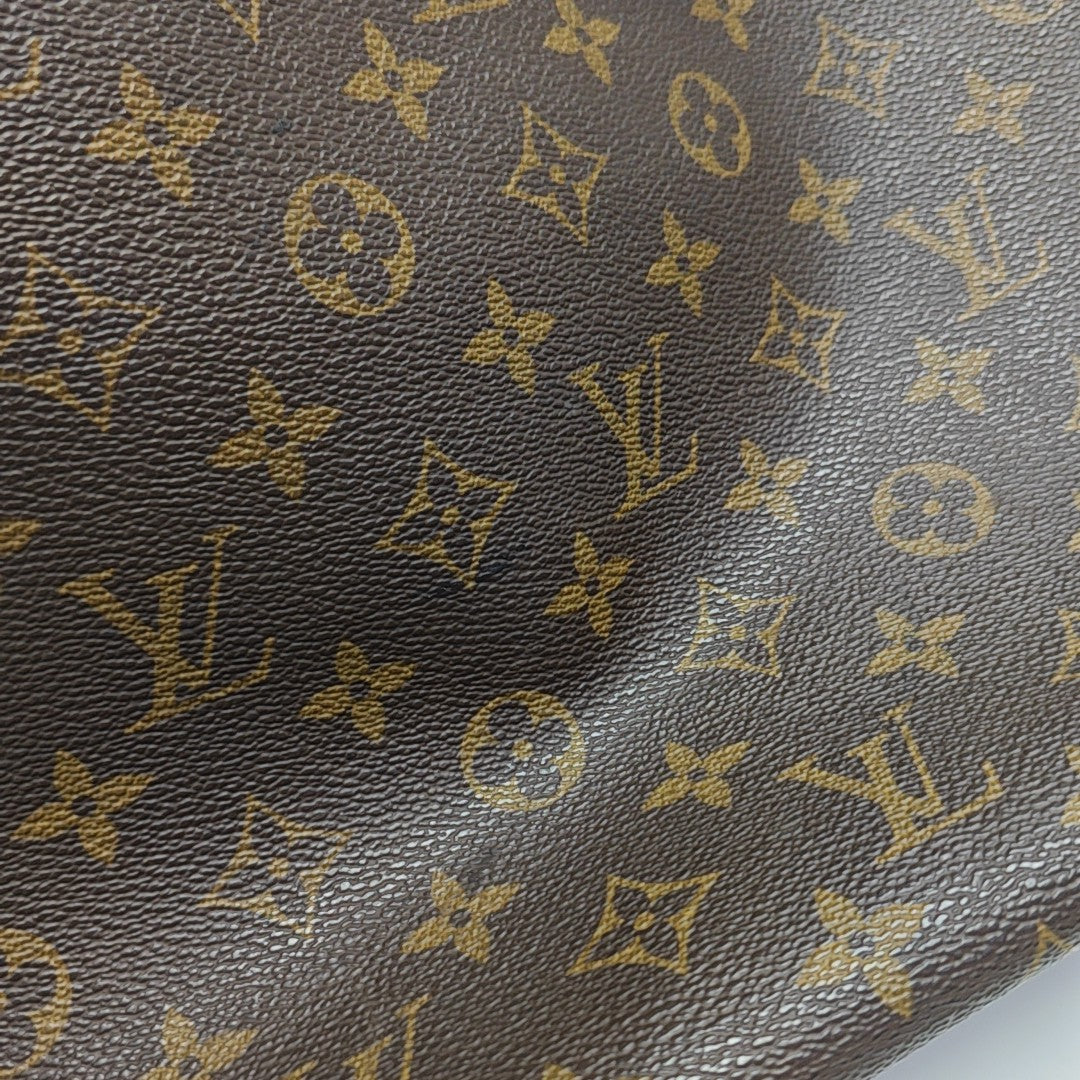 KITAN Monogram Coated Canvas Brown