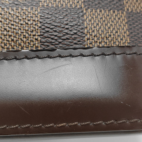 ALMA PM Damier Ebene Coated Canvas Brown