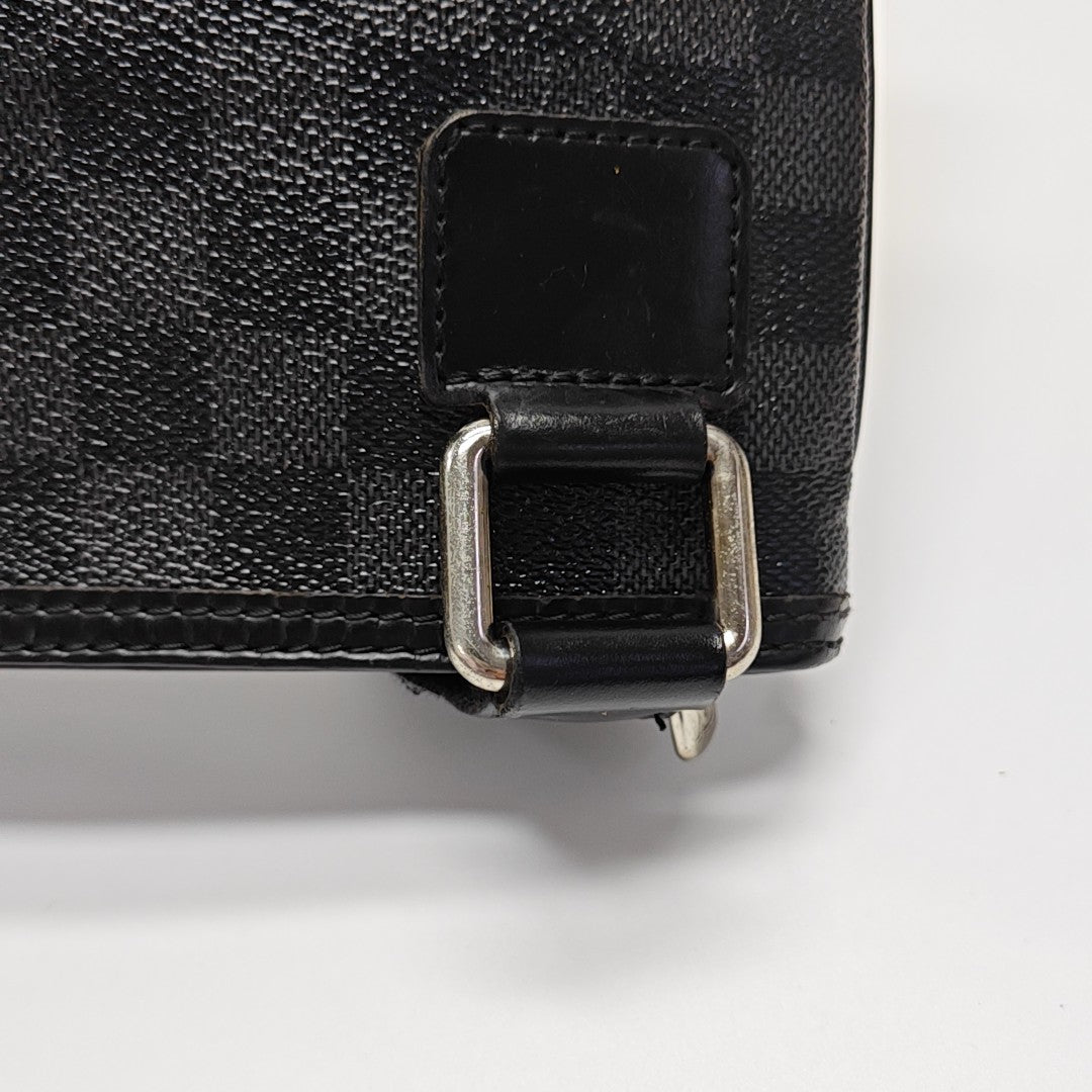 THOMAS Damier Graphite Coated Canvas Gray