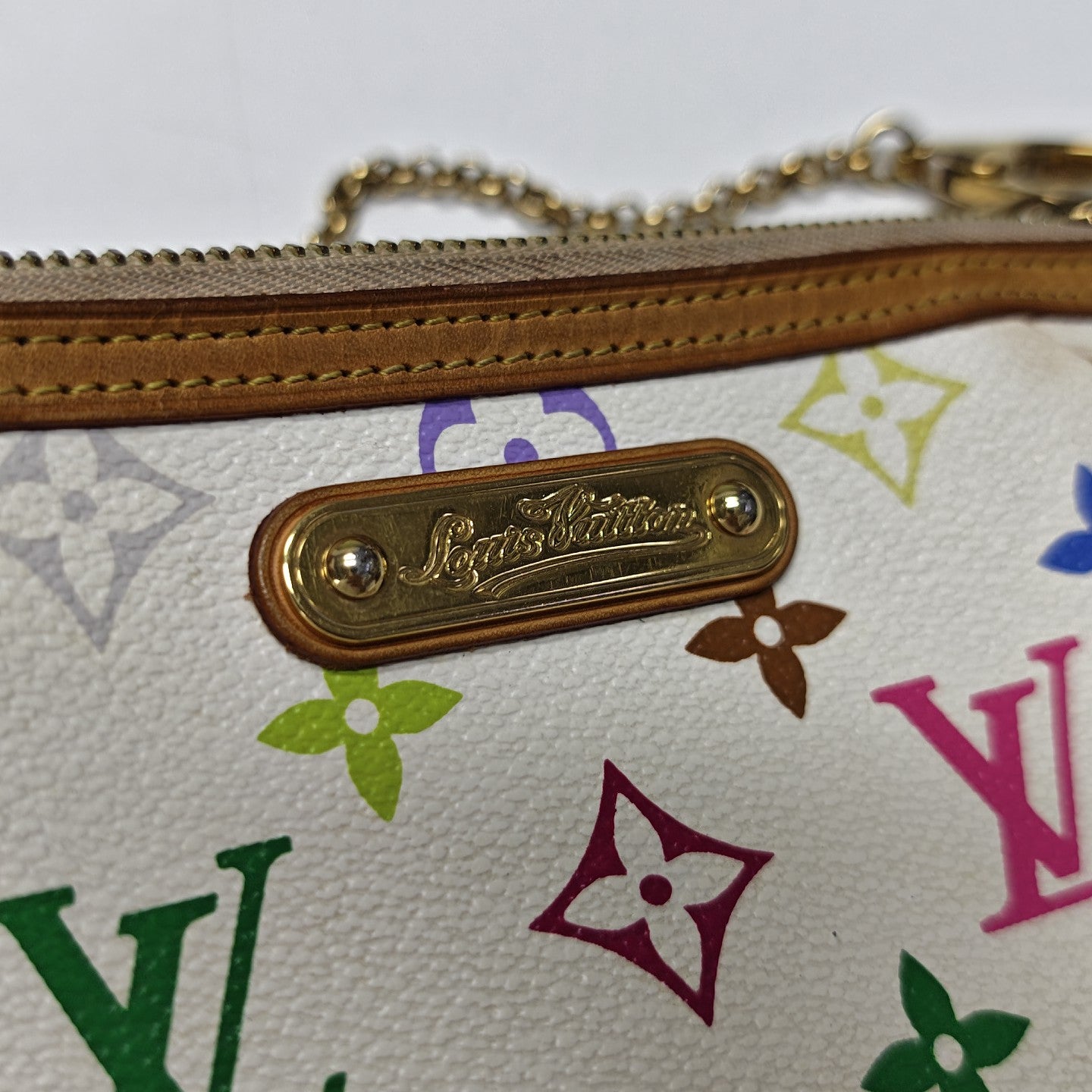 LV × TM VINTAGE MILLA Monogram Coated Canvas White