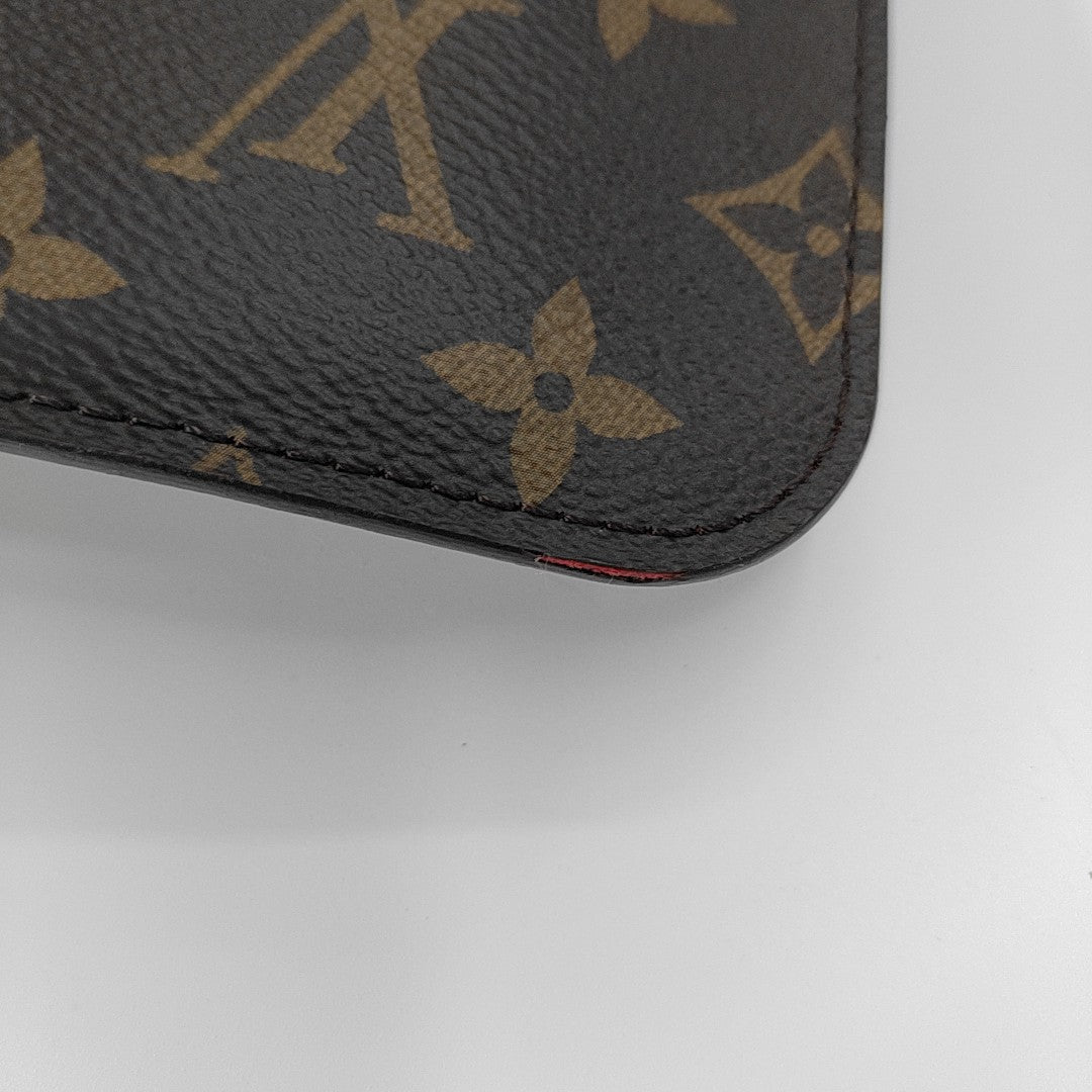 NEVERFULL MM Monogram Coated Canvas Brown