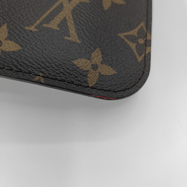 NEVERFULL MM Monogram Coated Canvas Brown