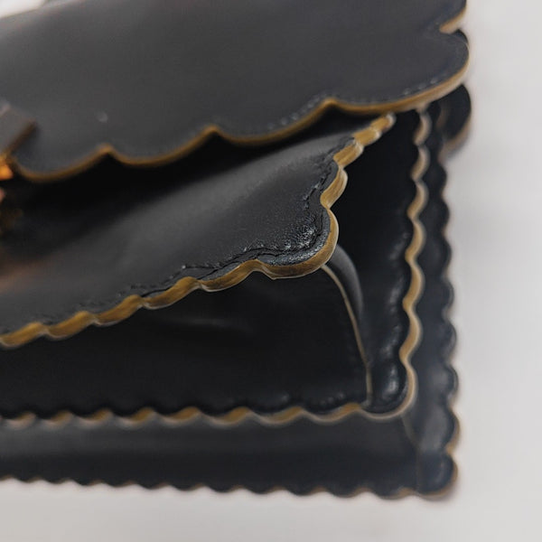 Kan I Medium Calfskin Black