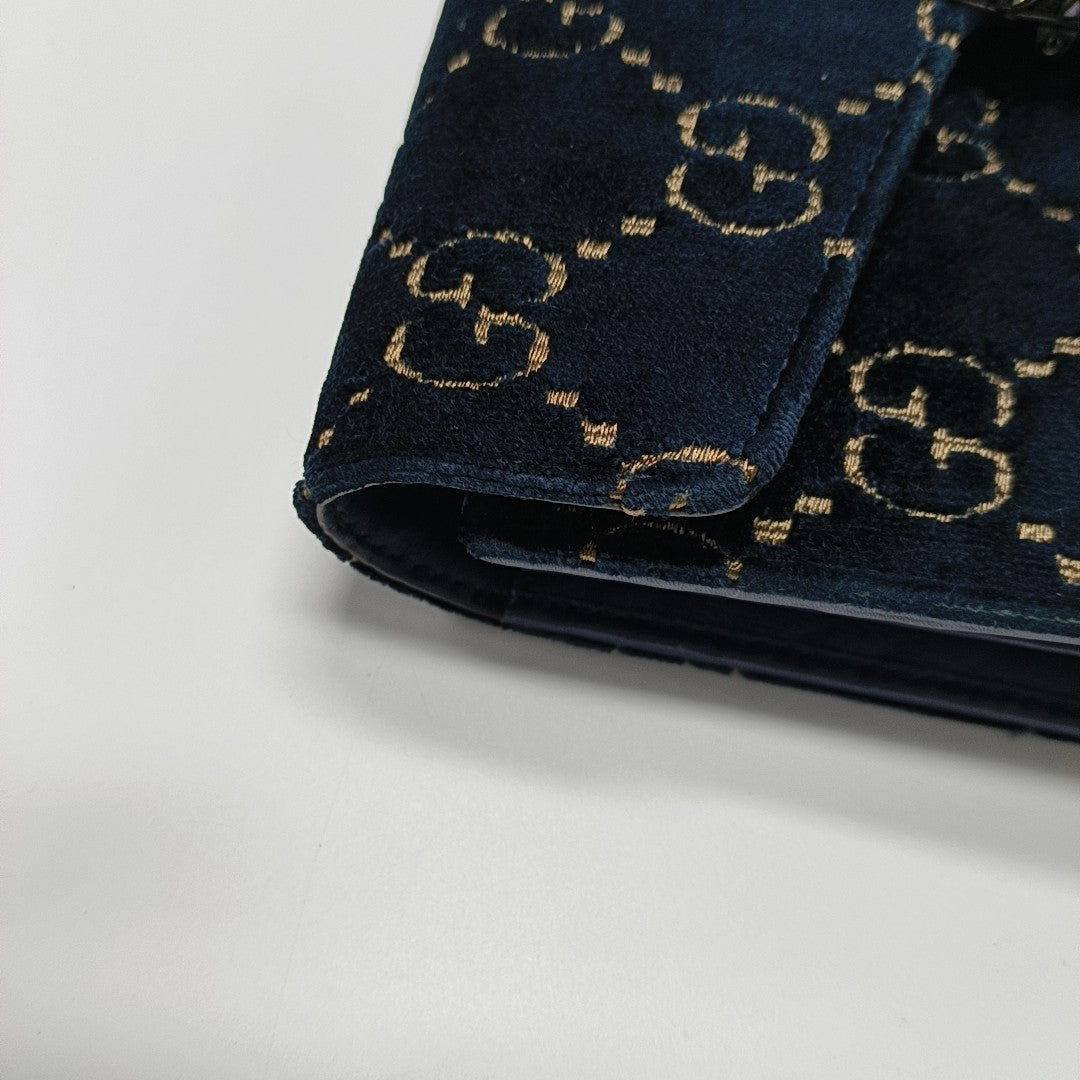 Dionysus Mini Monogram Velvet Blue