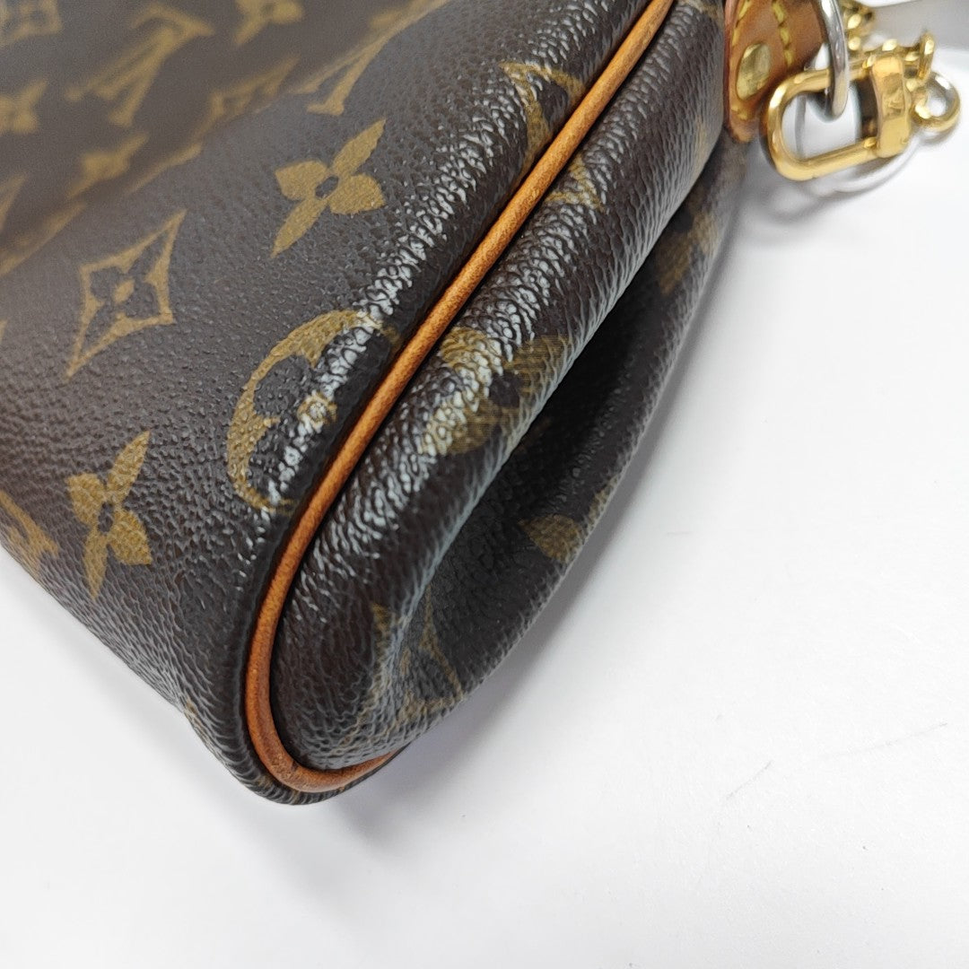 EVA Monogram Coated Canvas Brown