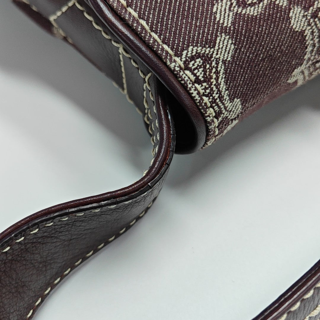 METALLIC Fabric Red