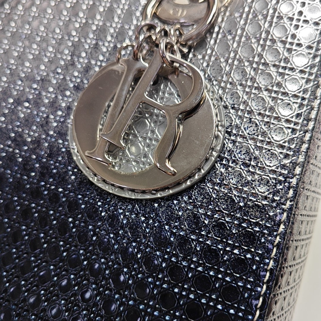 Lady Dior Medium Cannage Calfskin Multicolor