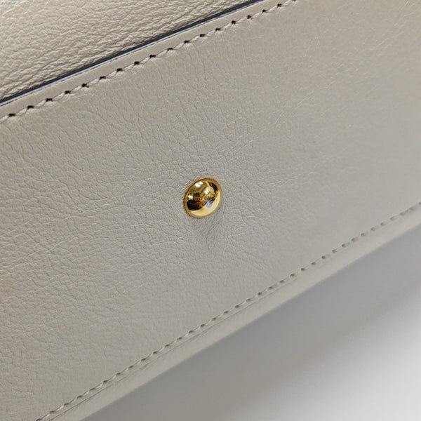 Diana Small Calfskin White