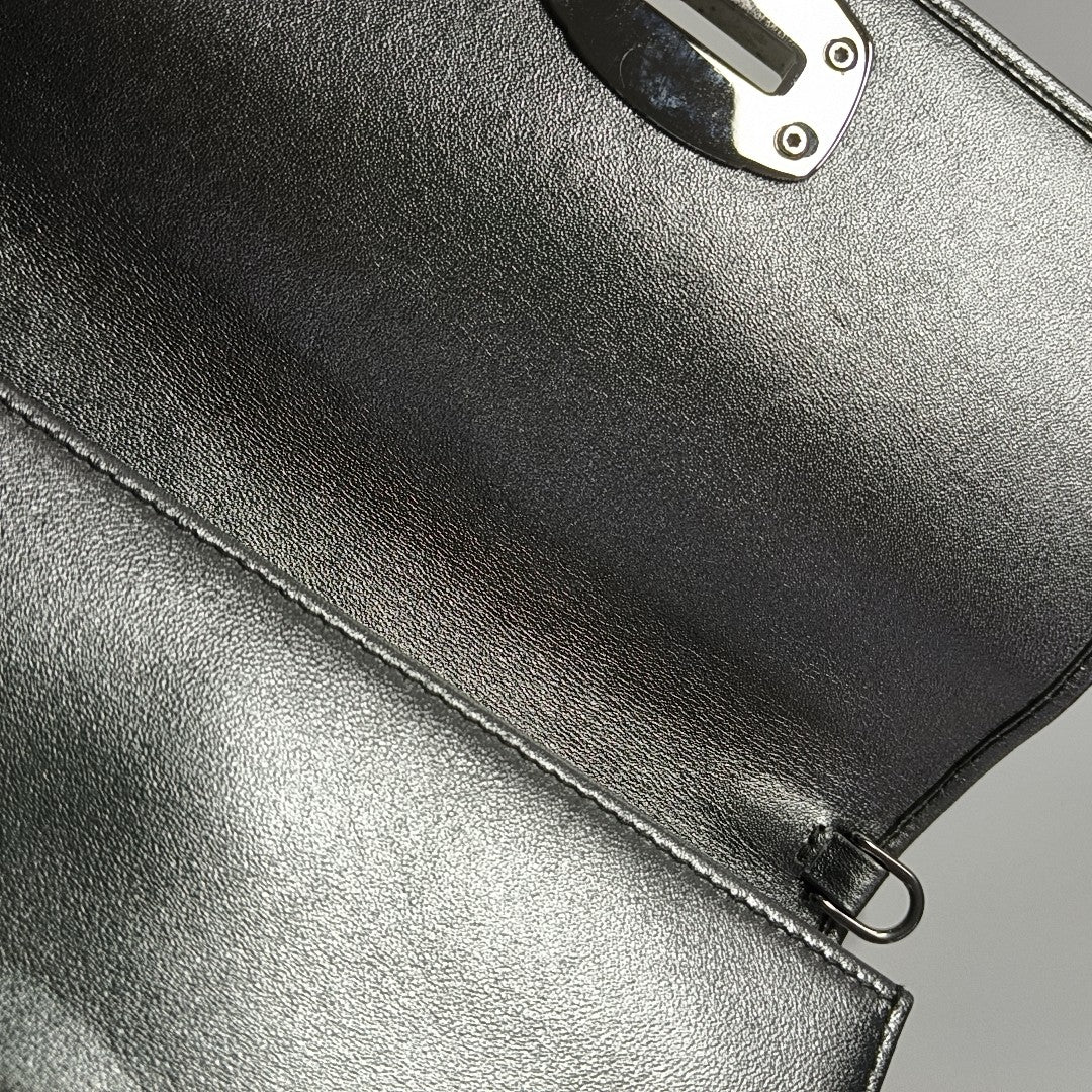 Crystal Lambskin Gray