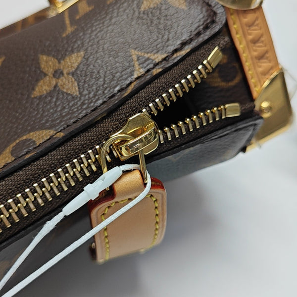 SIDE TRUNK PM Monogram Coated Canvas Brown