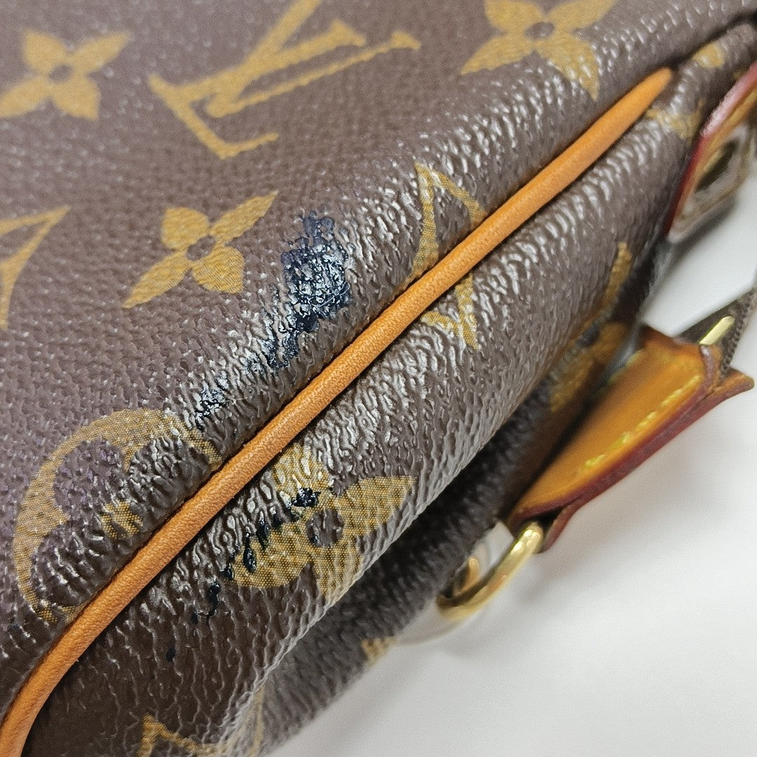 EVA Monogram Coated Canvas Brown