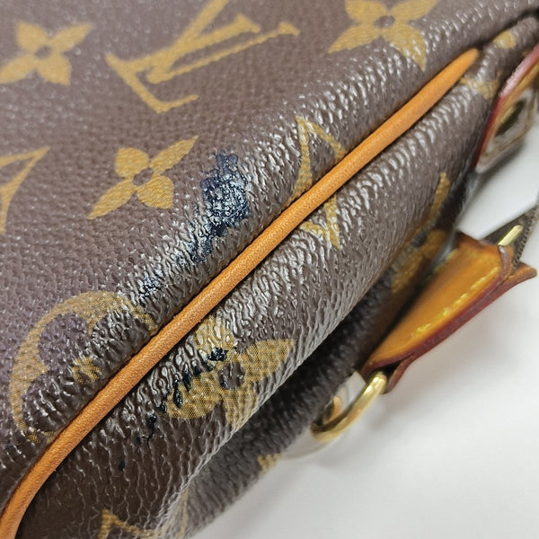 EVA Monogram Coated Canvas Brown
