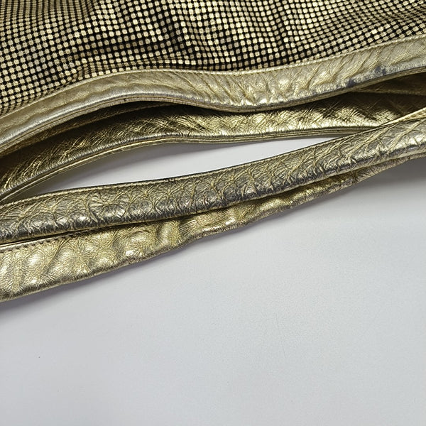 Calfskin Shoulder Bag Gold