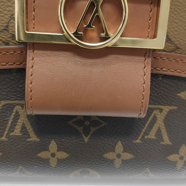 DAUPHINE Mini Monogram Coated Canvas Brown