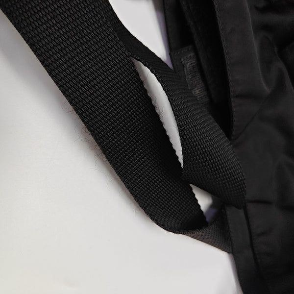 Nylon Top Handle Bag Black