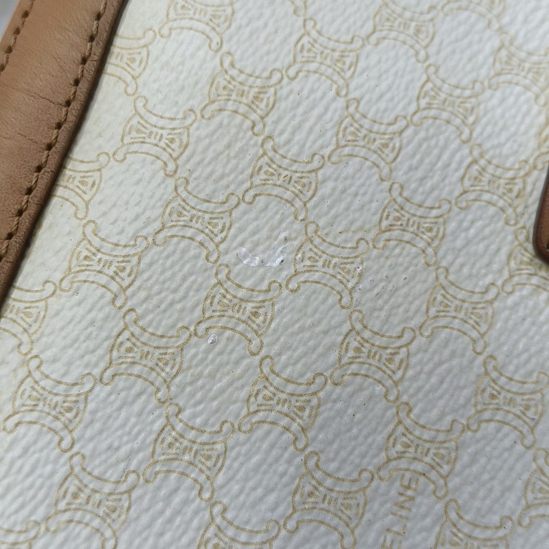 Coated Canvas Tote Bag White