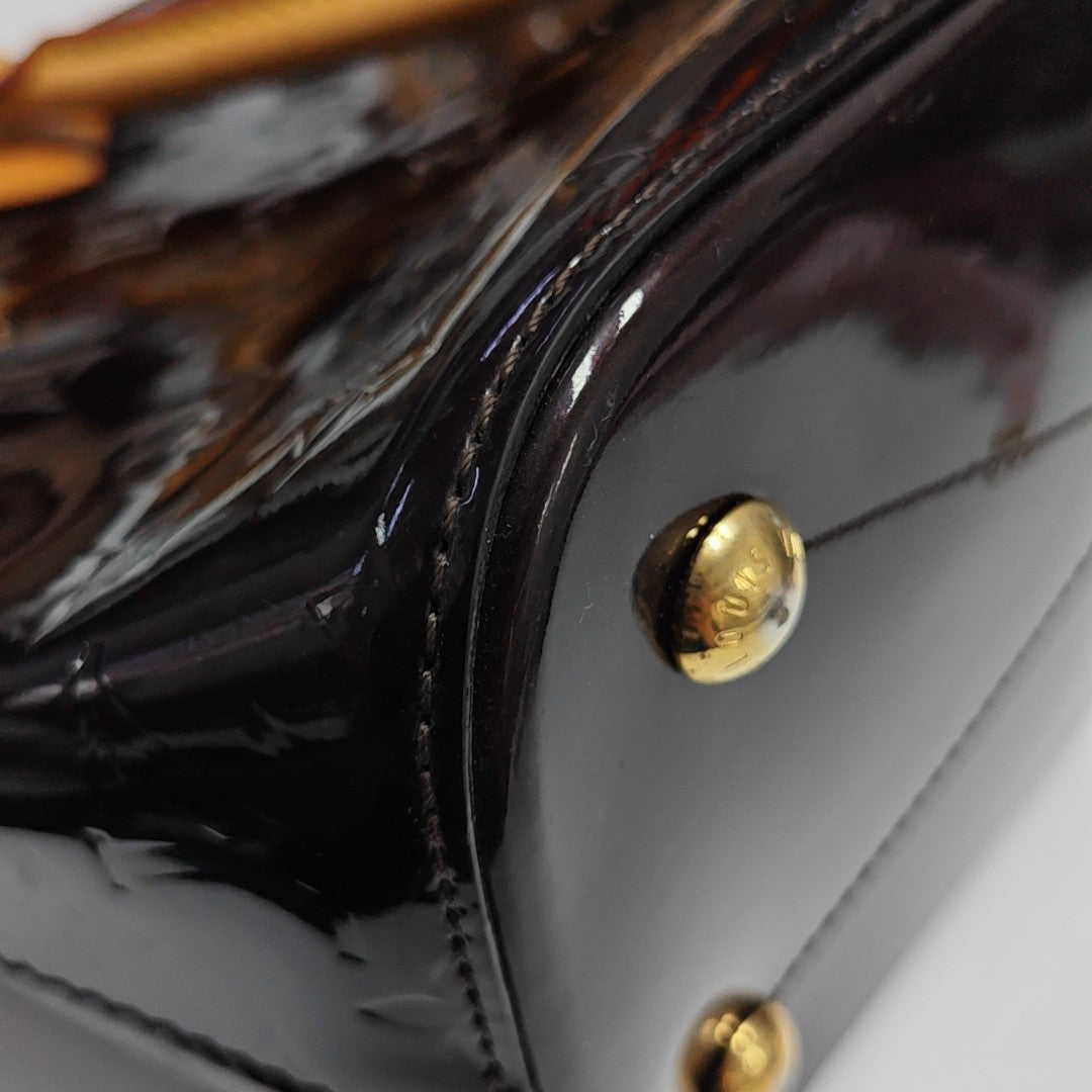 MONTEBELLO Monogram Patent Leather Red
