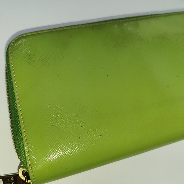 Saffiano Calfskin Wallet Green