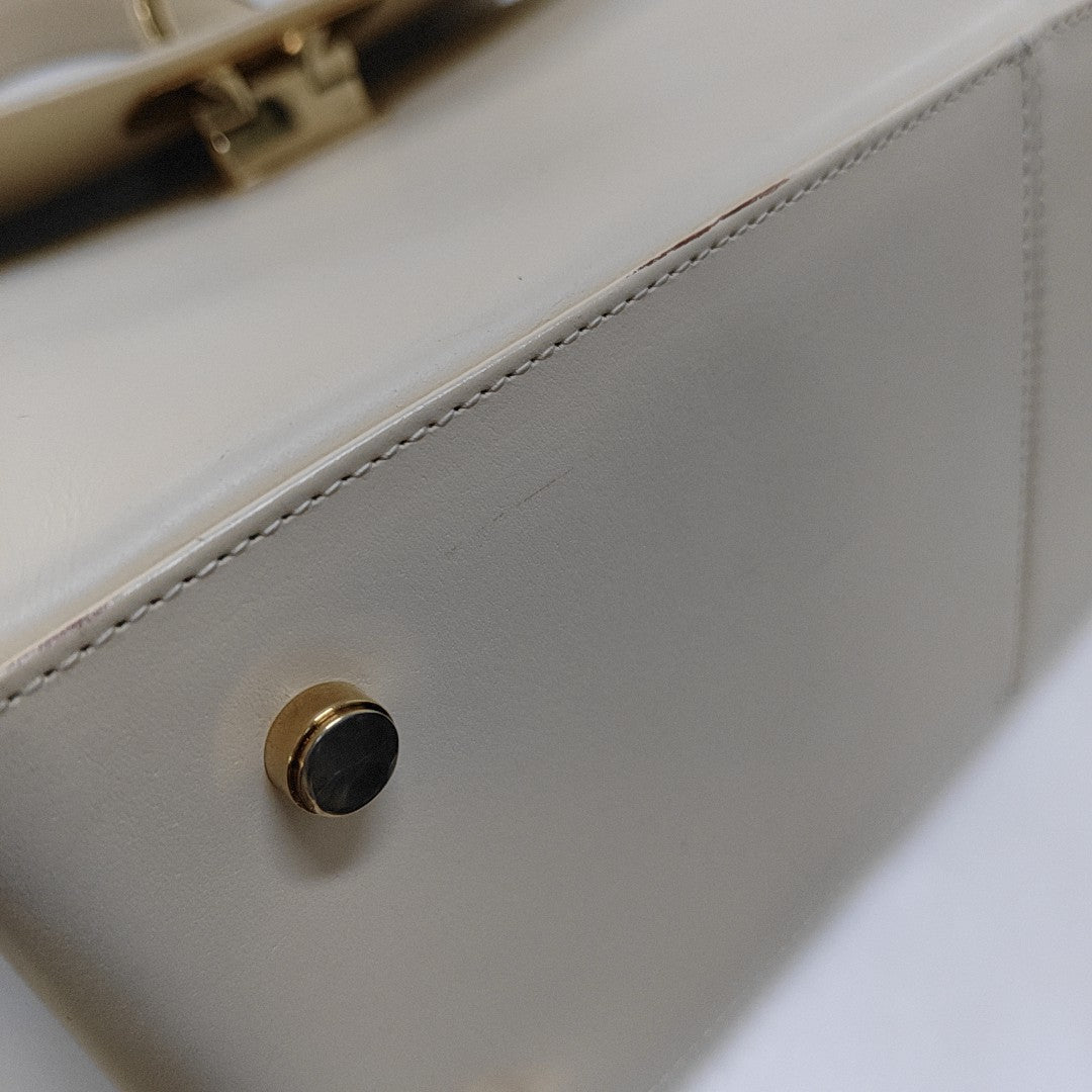 Kelly Calfskin Beige