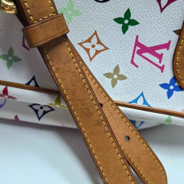 LV × TM RITA Monogram Coated Canvas White