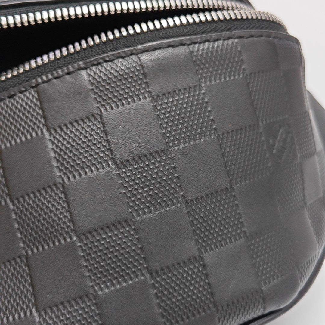 CAMPUS Damier Graphite Calfskin Black