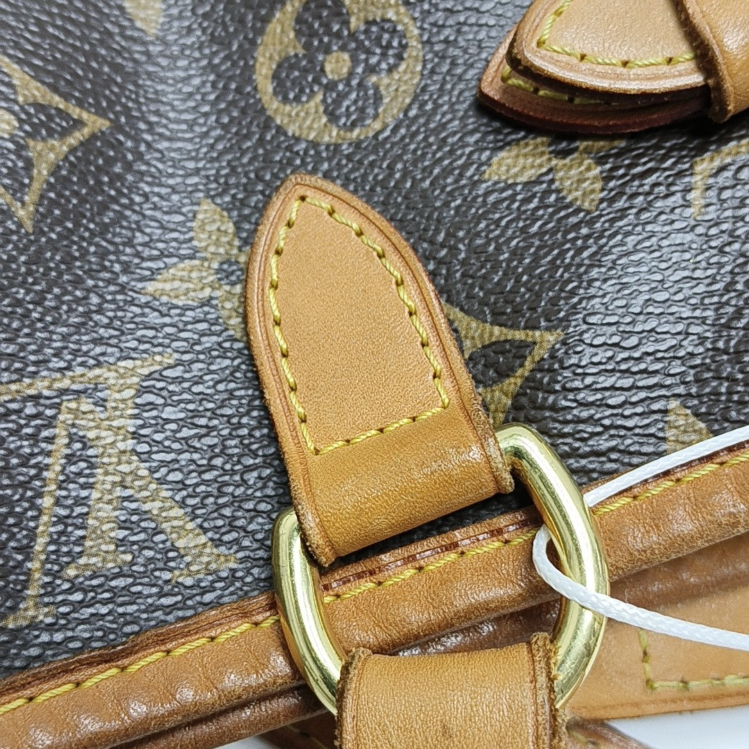 BATIGNOLLES MM Monogram Coated Canvas Brown