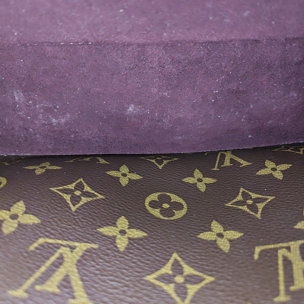MONTAIGNE BB Monogram Coated Canvas Brown