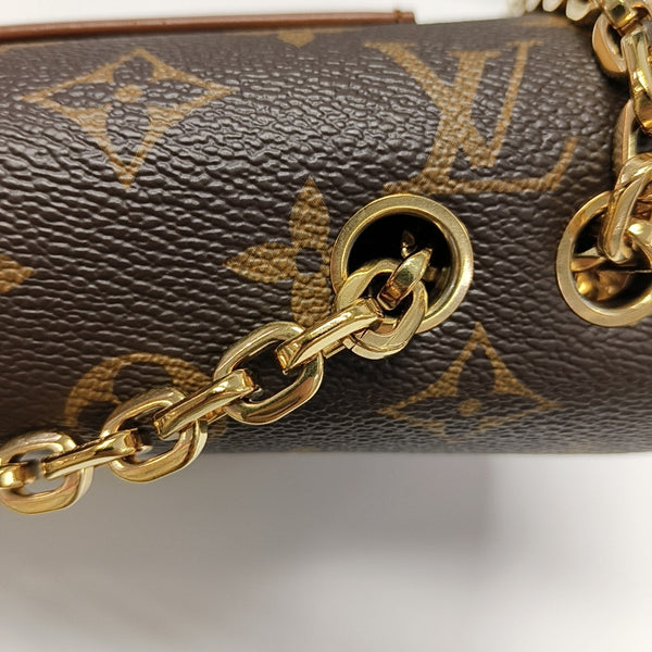 MARCEAU Monogram Coated Canvas Brown