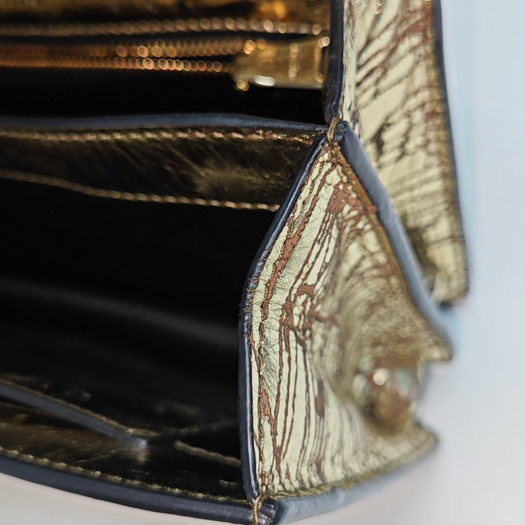 Miu Confidential Calfskin Gold