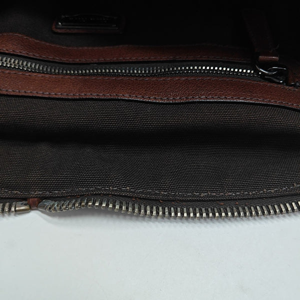 Calfskin Top Handle Bag Red