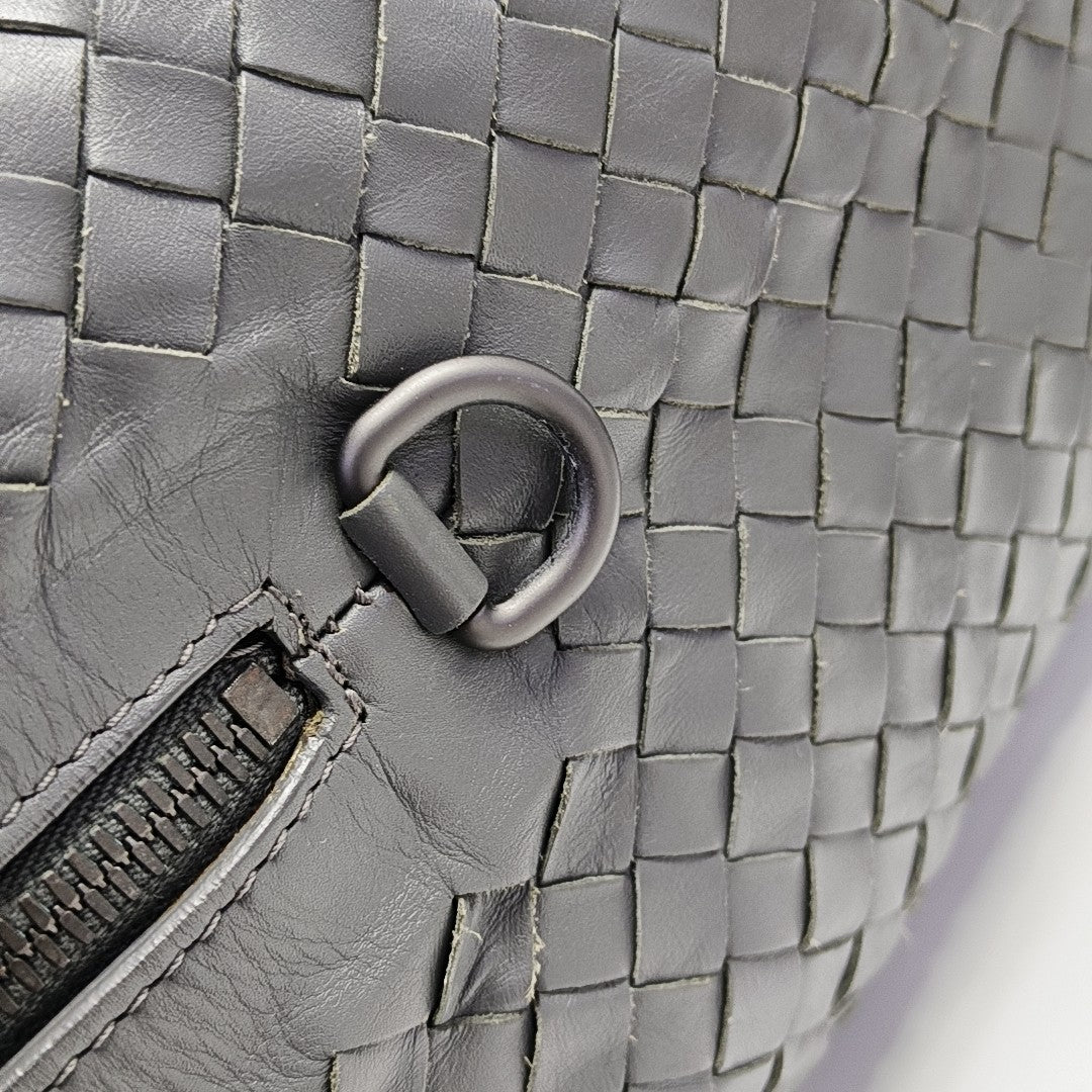 Calfskin Shoulder Bag Gray