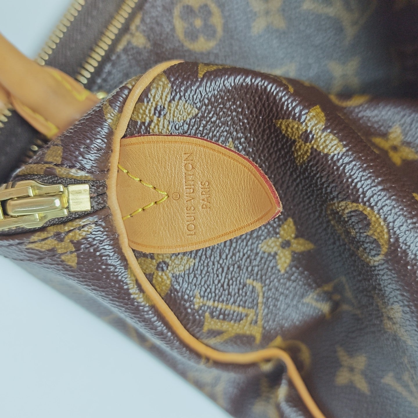 SPEEDY 30 Lona revestida Monogram marrón