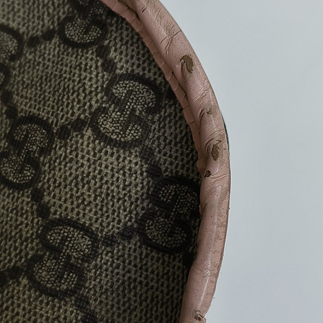Monogram Coated Canvas Shoulder Bag Beige