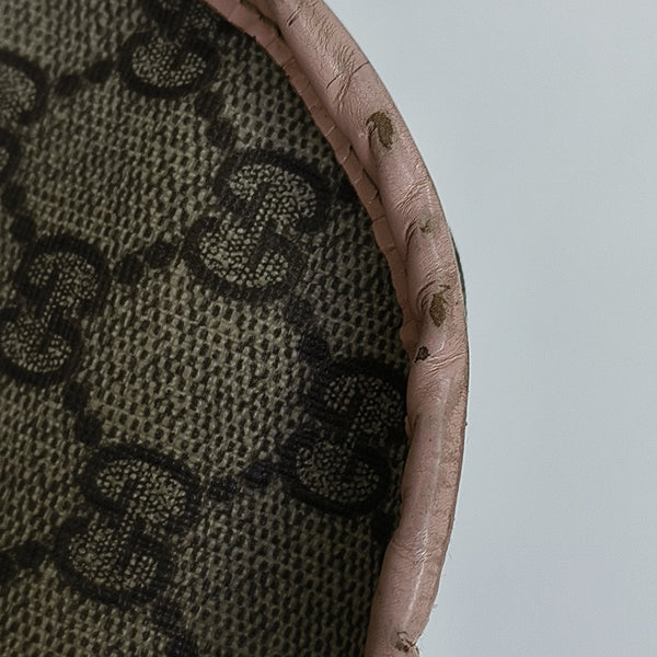 Monogram Coated Canvas Shoulder Bag Beige