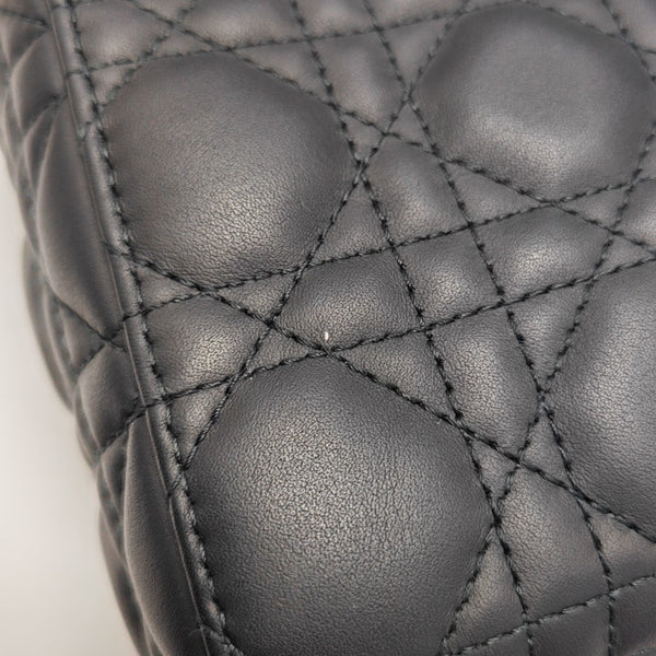Lady Dior Small Cannage Calfskin Black