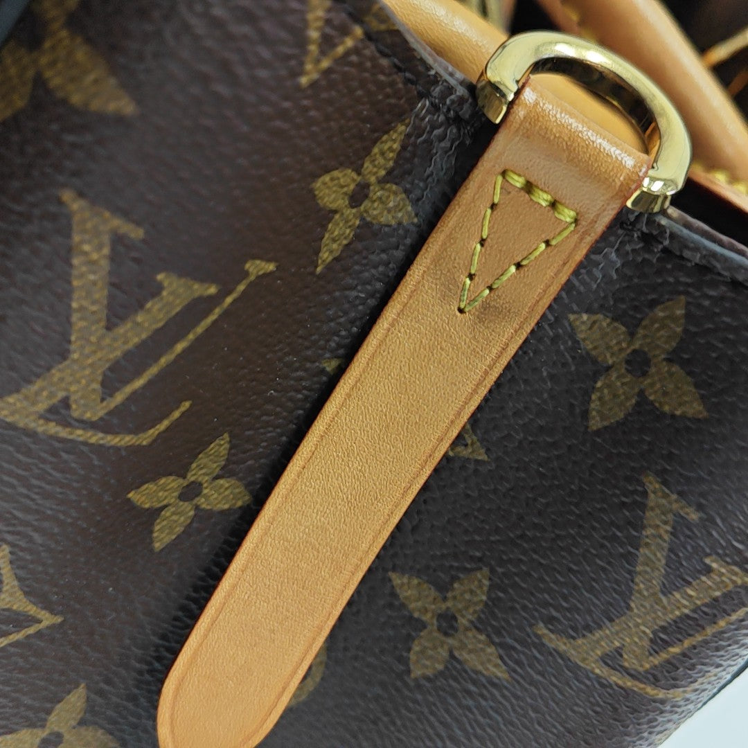 MONTAIGNE Monogram Coated Canvas Brown