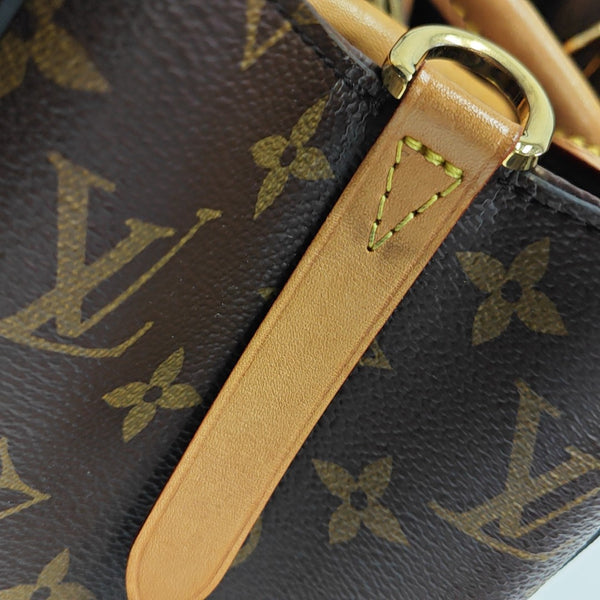 MONTAIGNE Monogram Coated Canvas Brown