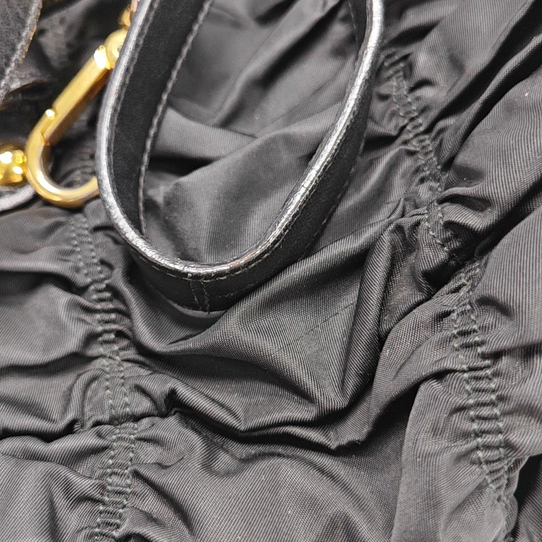 Gaufre Nylon Black