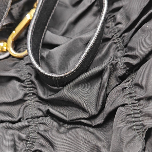 Gaufre Nylon Black