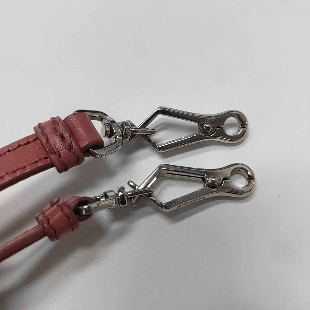 Calfskin Shoulder Bag Pink