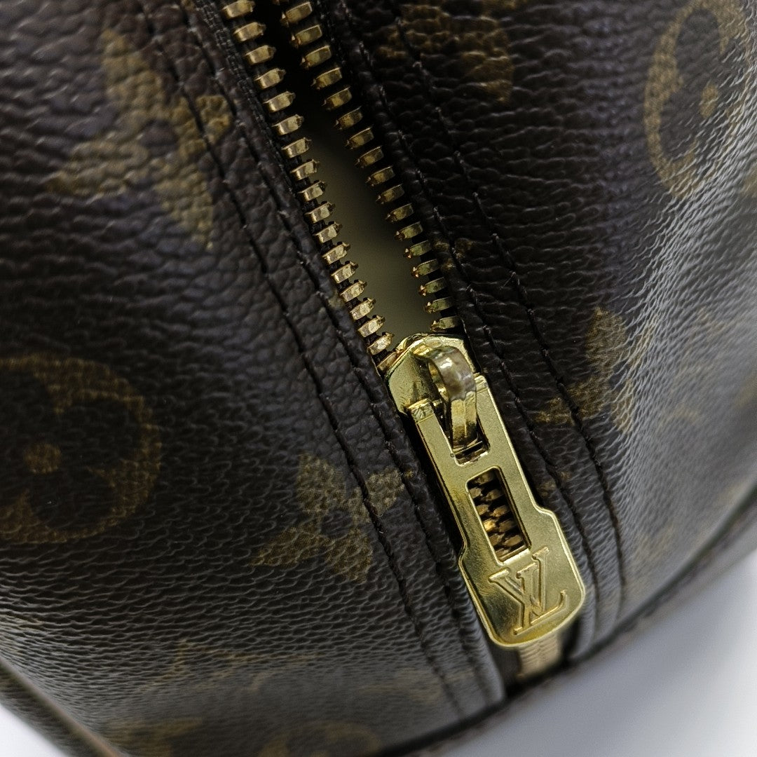 DEAUVILLE MM Monogram Coated Canvas Brown