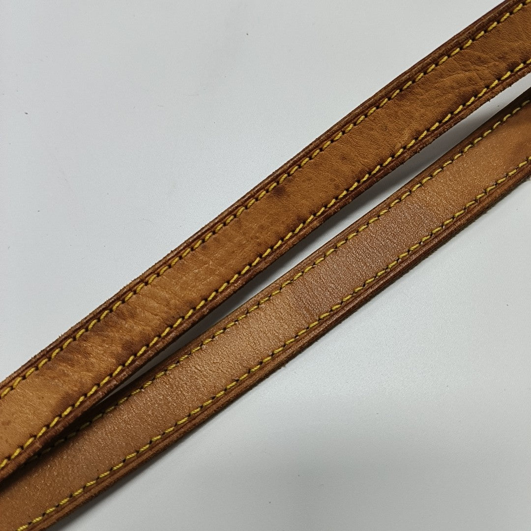 TAMBOURINE Monogram Coated Canvas Brown