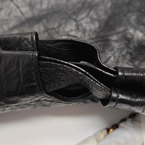 Calfskin Shoulder Bag Black